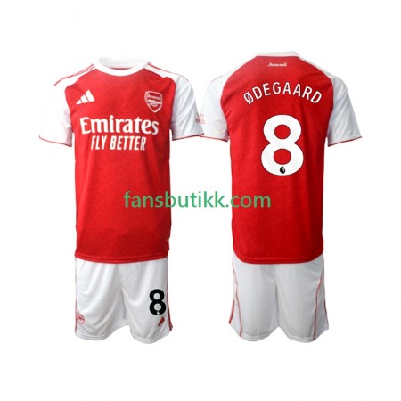 Fotballdrakt Arsenal Martin Odegaard 8 Barn Hjemmetrøye 2025-2026 Kortermet